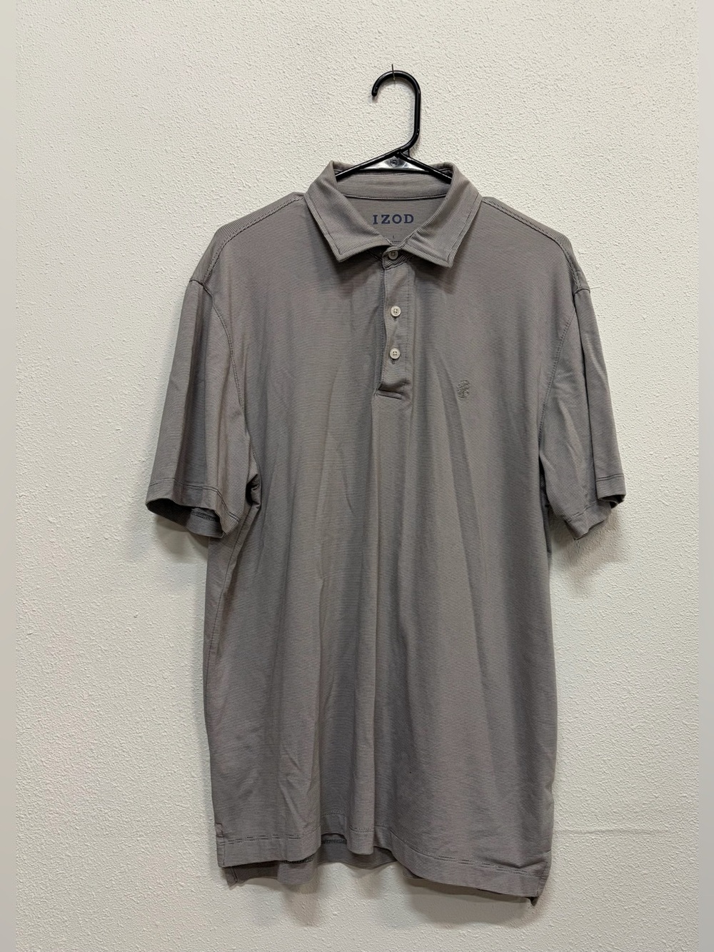 Izod Men's Light Gray Polo Shirt